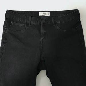 Mango Black Stretch Skinny Jean Mid/High ris